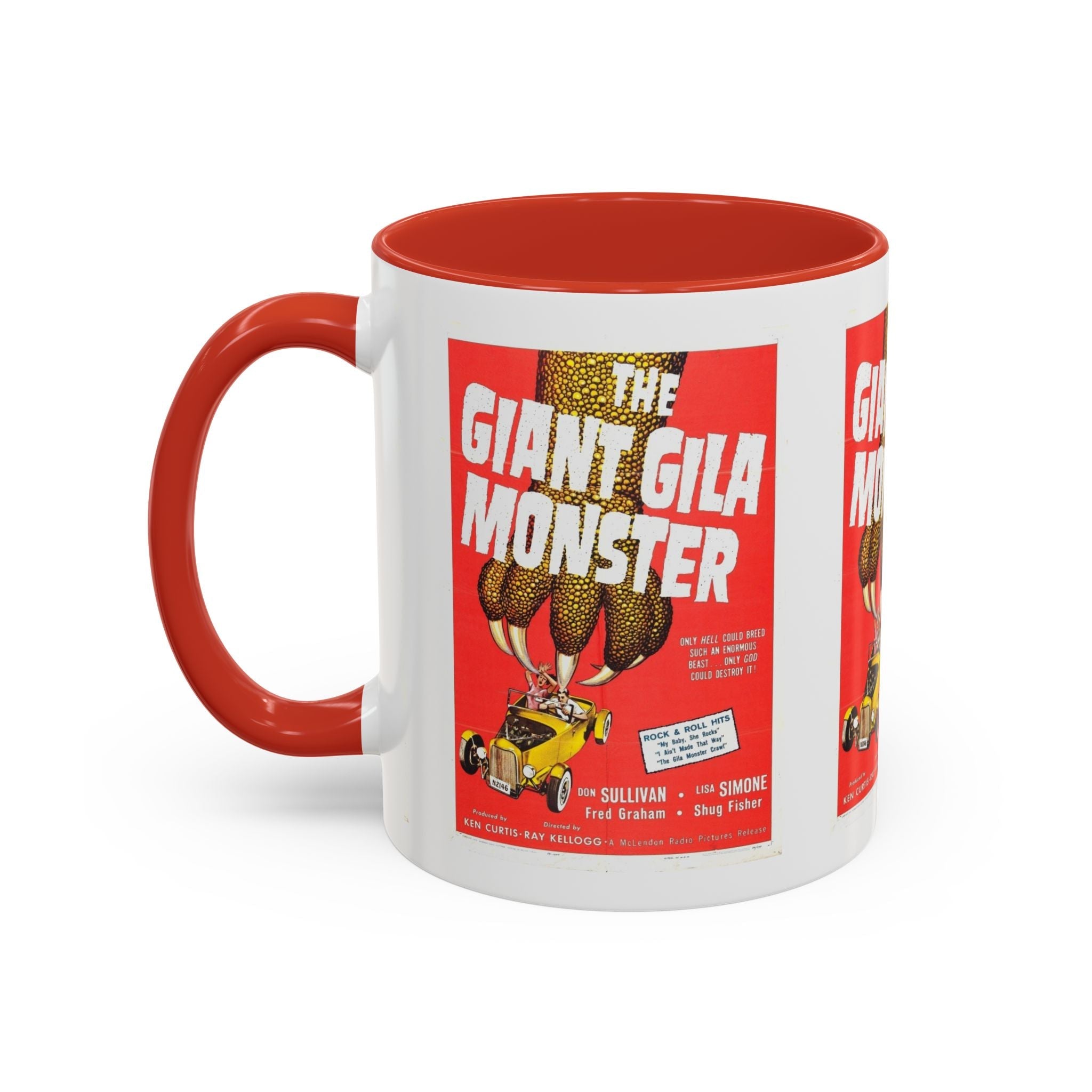 Cult Classic Movie Poster Art Accent Coffee Mug (11, 15oz) - The Giant Gila Monster 1959 - POPvault