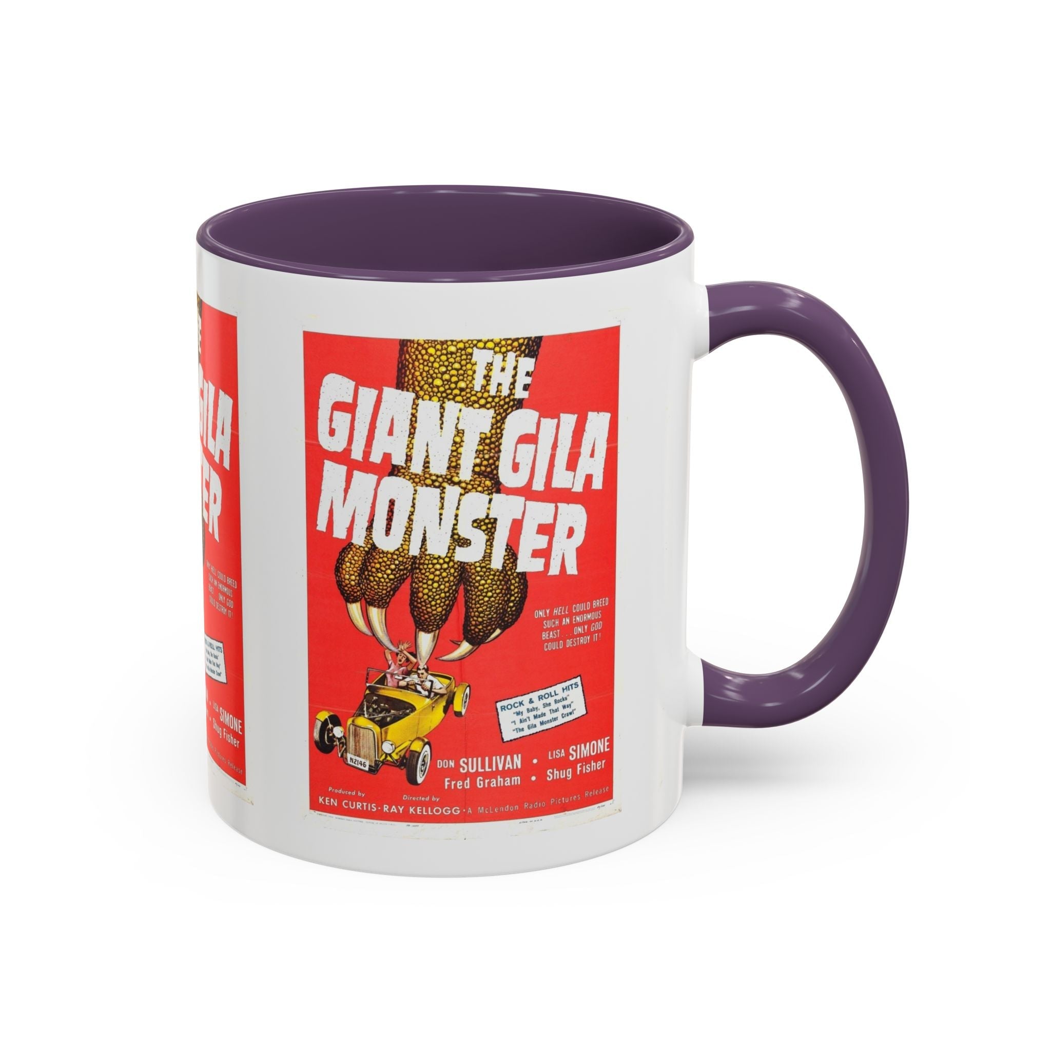 Cult Classic Movie Poster Art Accent Coffee Mug (11, 15oz) - The Giant Gila Monster 1959 - POPvault