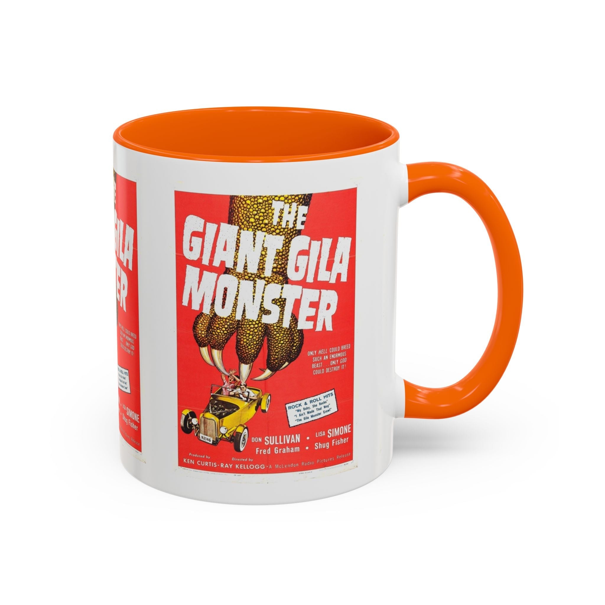 Cult Classic Movie Poster Art Accent Coffee Mug (11, 15oz) - The Giant Gila Monster 1959 - POPvault
