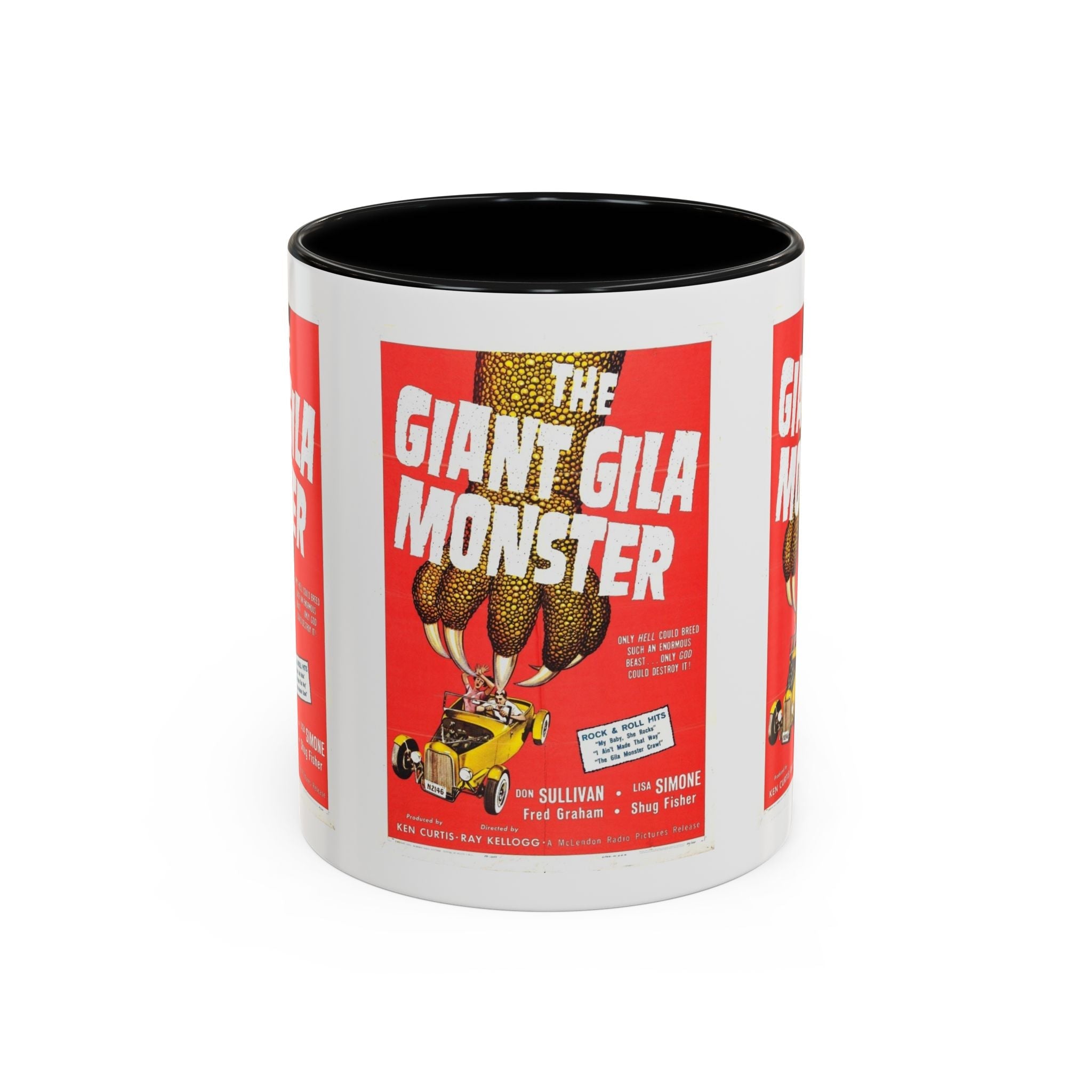 Cult Classic Movie Poster Art Accent Coffee Mug (11, 15oz) - The Giant Gila Monster 1959 - POPvault