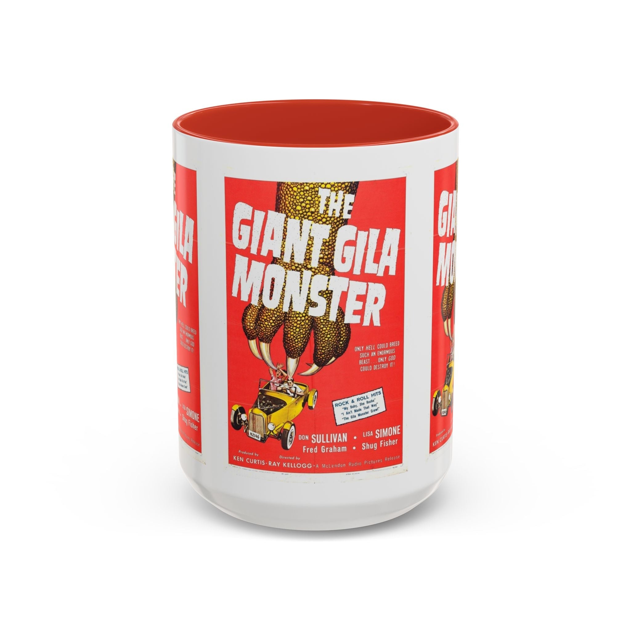 Cult Classic Movie Poster Art Accent Coffee Mug (11, 15oz) - The Giant Gila Monster 1959 - POPvault