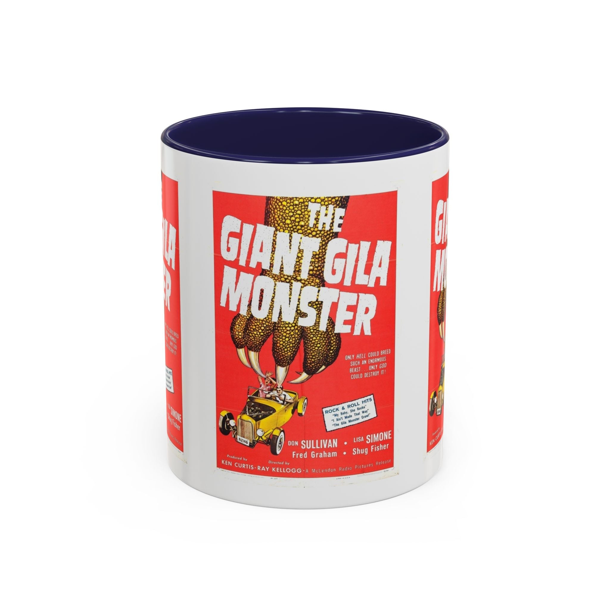 Cult Classic Movie Poster Art Accent Coffee Mug (11, 15oz) - The Giant Gila Monster 1959 - POPvault