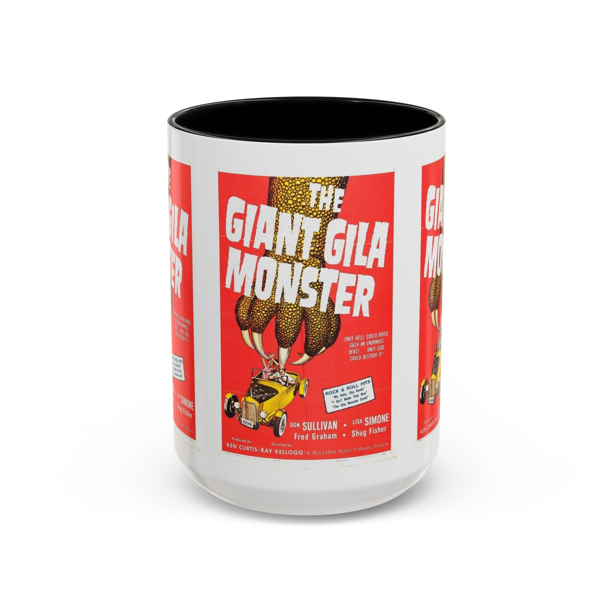Cult Classic Movie Poster Art Accent Coffee Mug (11, 15oz) - The Giant Gila Monster 1959 - POPvault
