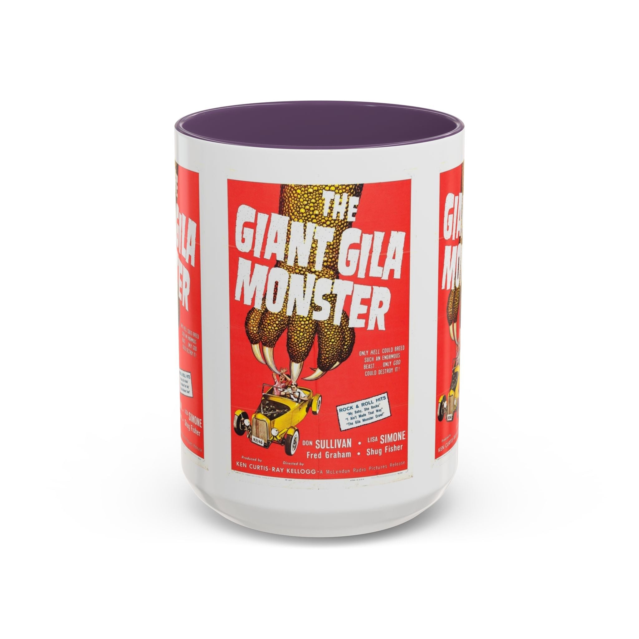 Cult Classic Movie Poster Art Accent Coffee Mug (11, 15oz) - The Giant Gila Monster 1959 - POPvault