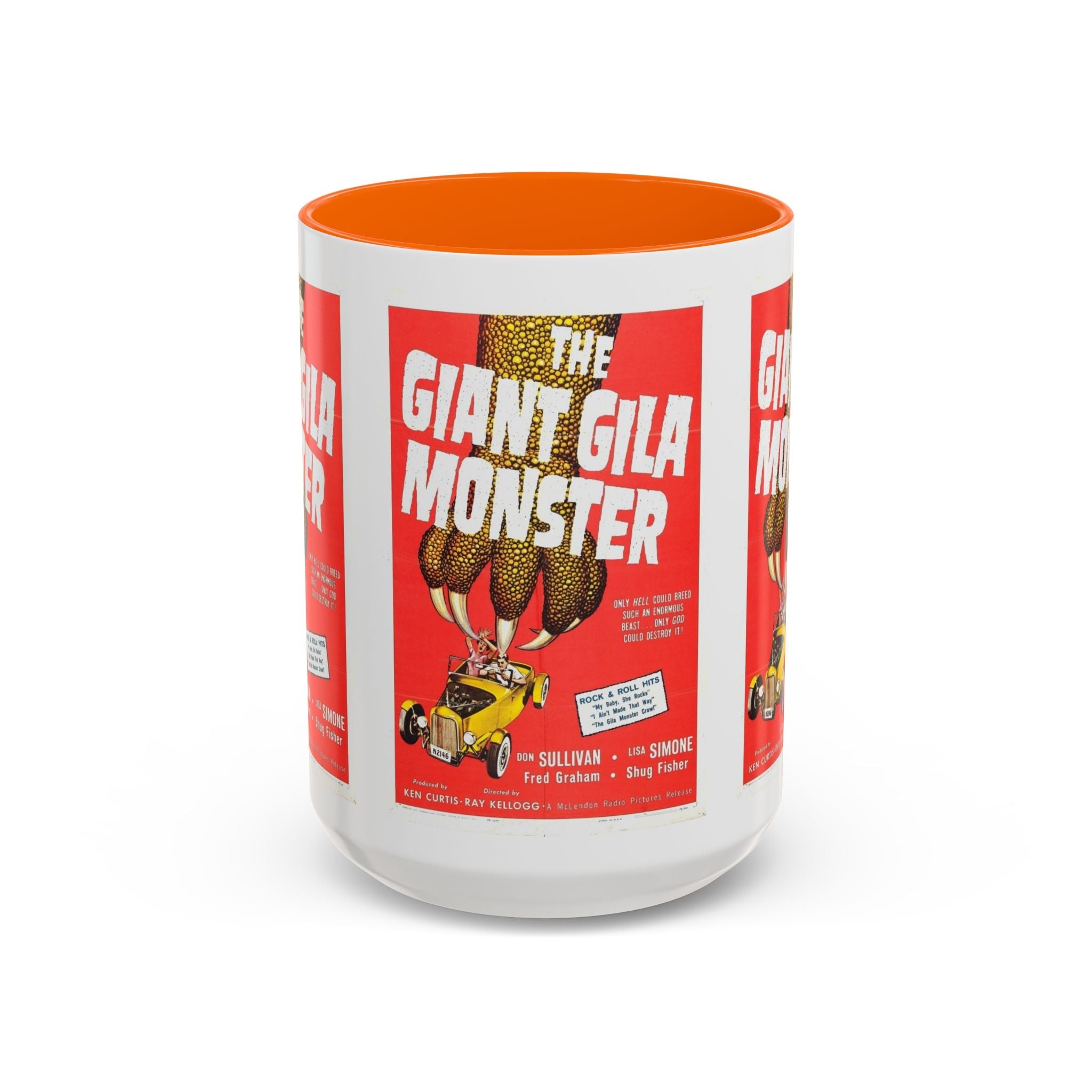 Cult Classic Movie Poster Art Accent Coffee Mug (11, 15oz) - The Giant Gila Monster 1959 - POPvault
