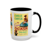 Cult Classic Movie Poster Art Accent Coffee Mug (11, 15oz) - The Great Dictator 1940 - POPvault