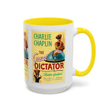 Cult Classic Movie Poster Art Accent Coffee Mug (11, 15oz) - The Great Dictator 1940 - POPvault
