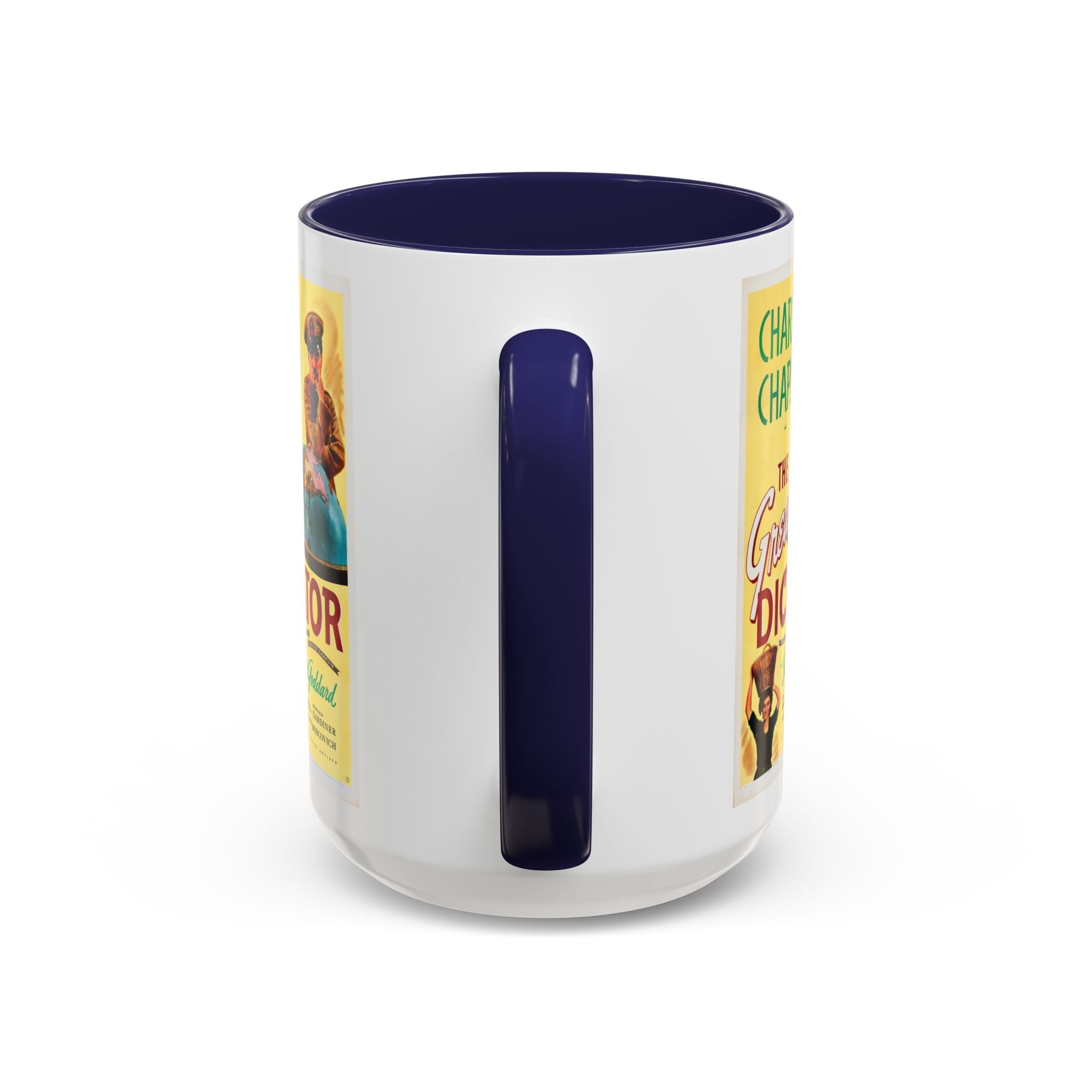 Cult Classic Movie Poster Art Accent Coffee Mug (11, 15oz) - The Great Dictator 1940 - POPvault