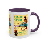 Cult Classic Movie Poster Art Accent Coffee Mug (11, 15oz) - The Great Dictator 1940 - POPvault