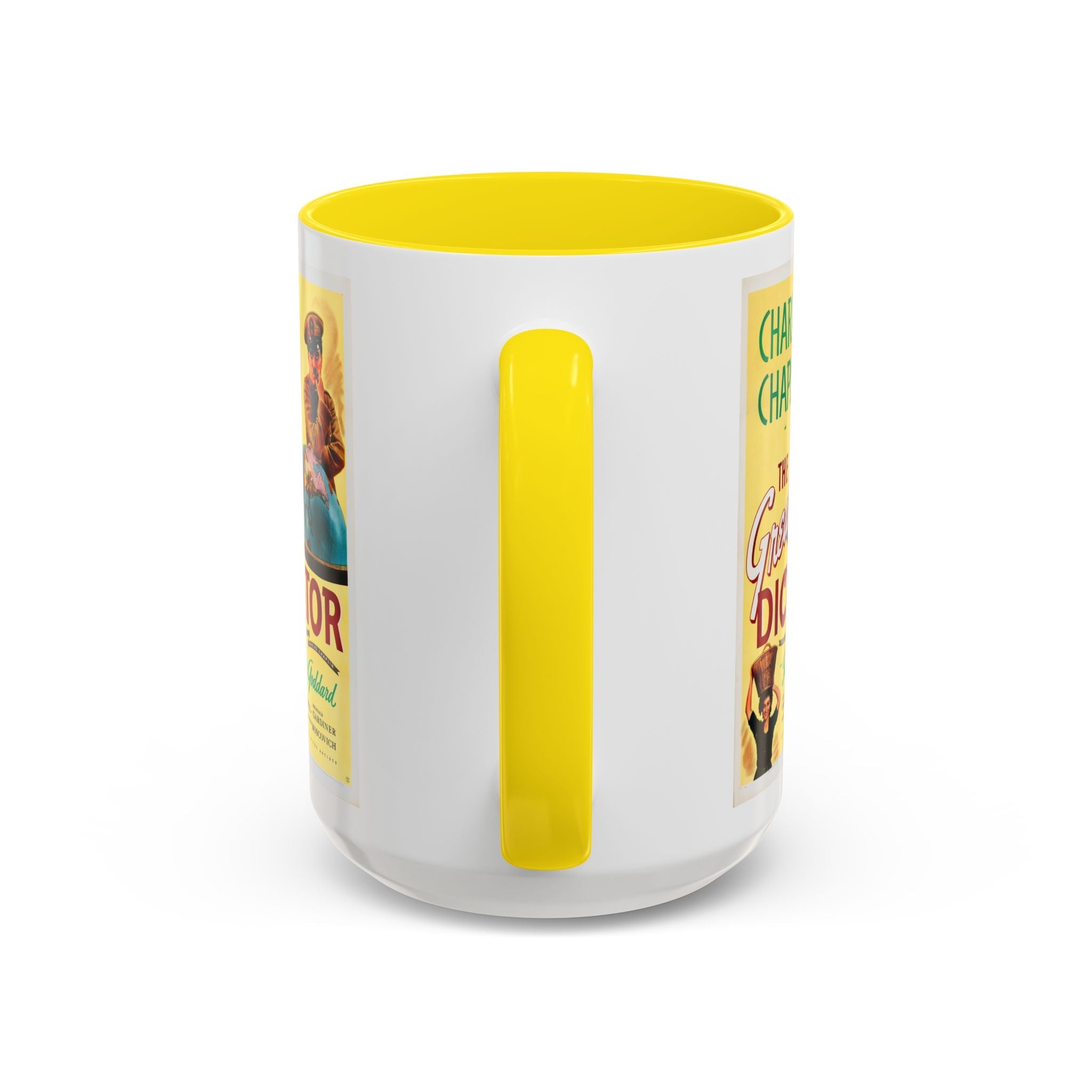 Cult Classic Movie Poster Art Accent Coffee Mug (11, 15oz) - The Great Dictator 1940 - POPvault