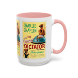 Cult Classic Movie Poster Art Accent Coffee Mug (11, 15oz) - The Great Dictator 1940 - POPvault