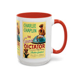 Cult Classic Movie Poster Art Accent Coffee Mug (11, 15oz) - The Great Dictator 1940 - POPvault