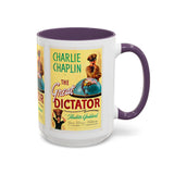 Cult Classic Movie Poster Art Accent Coffee Mug (11, 15oz) - The Great Dictator 1940 - POPvault