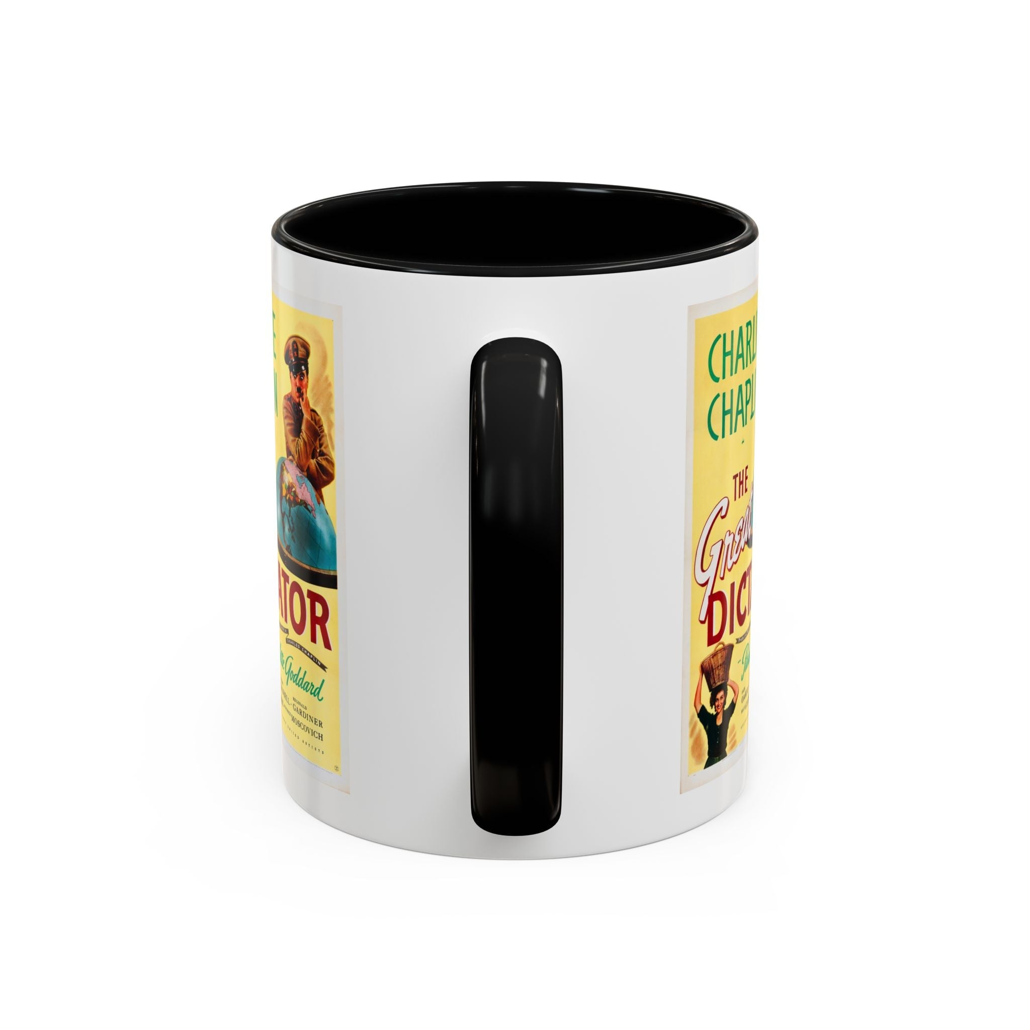 Cult Classic Movie Poster Art Accent Coffee Mug (11, 15oz) - The Great Dictator 1940 - POPvault