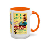 Cult Classic Movie Poster Art Accent Coffee Mug (11, 15oz) - The Great Dictator 1940 - POPvault
