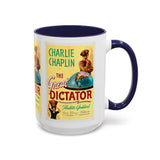 Cult Classic Movie Poster Art Accent Coffee Mug (11, 15oz) - The Great Dictator 1940 - POPvault