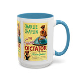 Cult Classic Movie Poster Art Accent Coffee Mug (11, 15oz) - The Great Dictator 1940 - POPvault