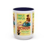 Cult Classic Movie Poster Art Accent Coffee Mug (11, 15oz) - The Great Dictator 1940 - POPvault