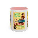 Cult Classic Movie Poster Art Accent Coffee Mug (11, 15oz) - The Great Dictator 1940 - POPvault