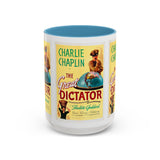 Cult Classic Movie Poster Art Accent Coffee Mug (11, 15oz) - The Great Dictator 1940 - POPvault