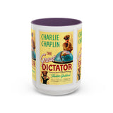 Cult Classic Movie Poster Art Accent Coffee Mug (11, 15oz) - The Great Dictator 1940 - POPvault