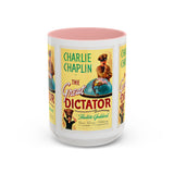 Cult Classic Movie Poster Art Accent Coffee Mug (11, 15oz) - The Great Dictator 1940 - POPvault