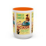 Cult Classic Movie Poster Art Accent Coffee Mug (11, 15oz) - The Great Dictator 1940 - POPvault