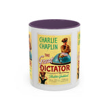 Cult Classic Movie Poster Art Accent Coffee Mug (11, 15oz) - The Great Dictator 1940 - POPvault