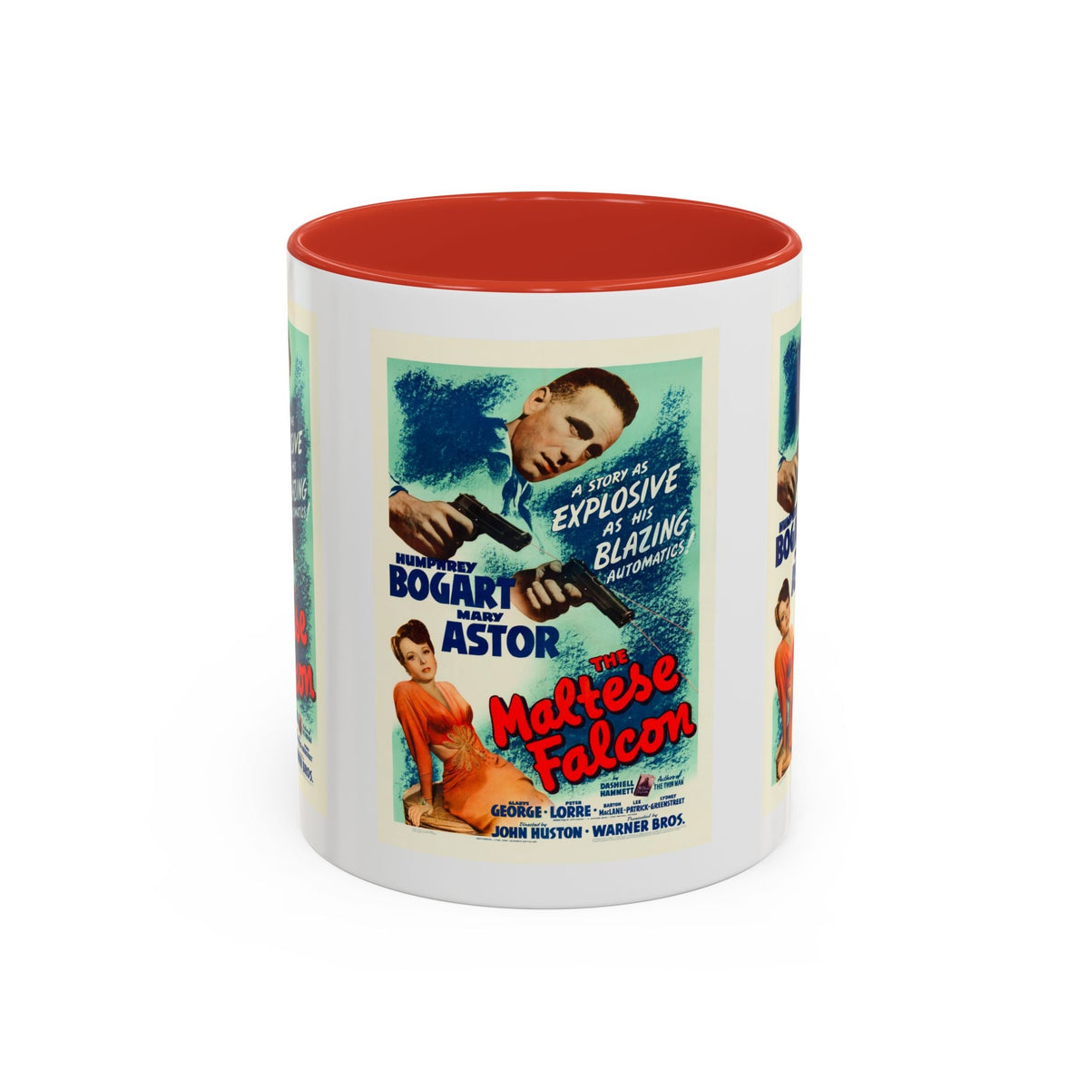 Cult Classic Movie Poster Art Accent Coffee Mug (11, 15oz) - Maltese Falcon 1941 - Mug