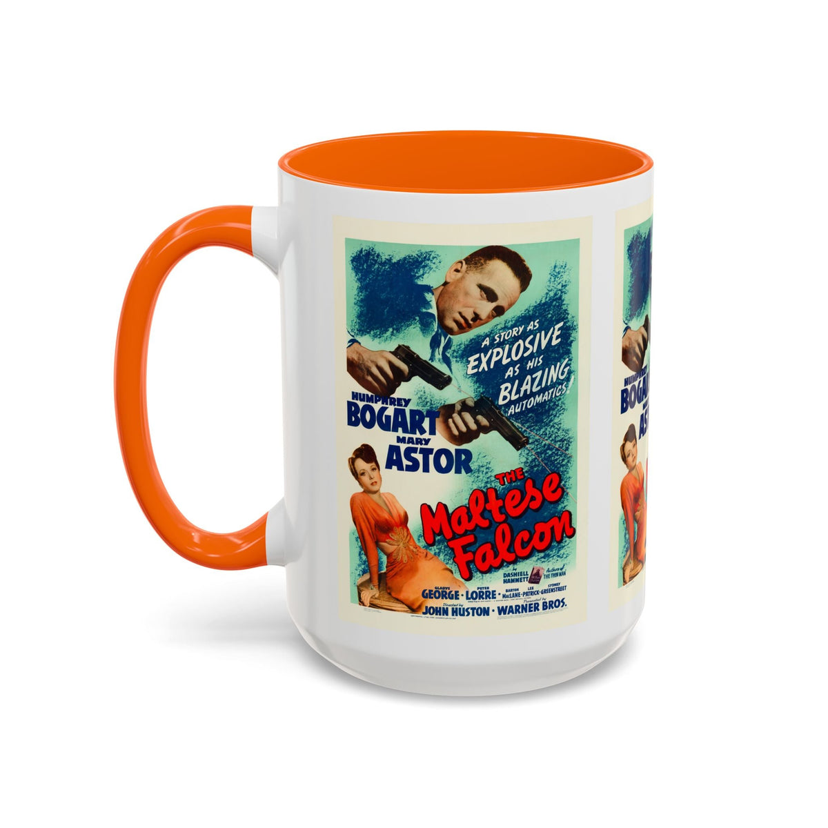 Cult Classic Movie Poster Art Accent Coffee Mug (11, 15oz) - Maltese Falcon 1941 - Mug