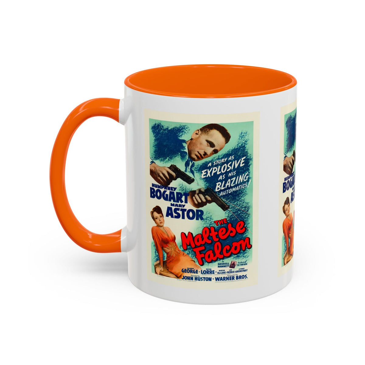 Cult Classic Movie Poster Art Accent Coffee Mug (11, 15oz) - Maltese Falcon 1941 - Mug