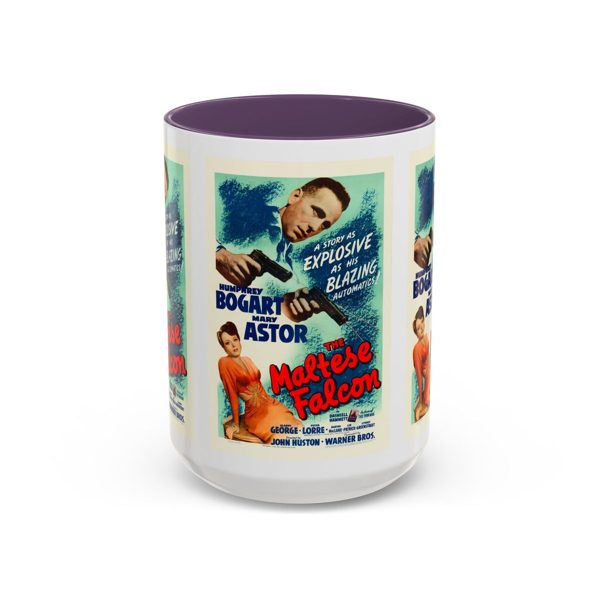 Cult Classic Movie Poster Art Accent Coffee Mug (11, 15oz) - Maltese Falcon 1941 - Mug