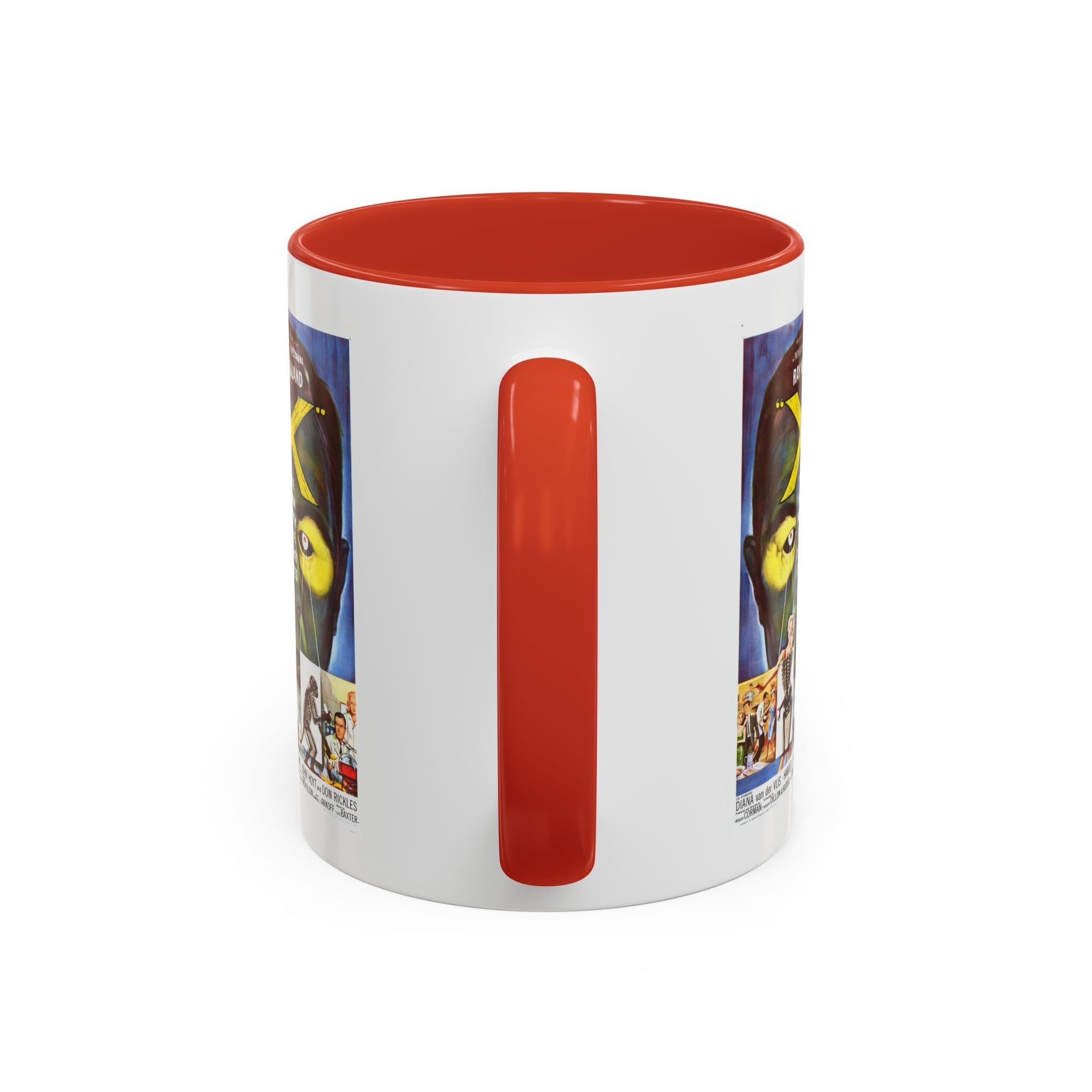 Cult Classic Movie Poster Art Accent Coffee Mug (11, 15oz) - The Man With X - Ray Eyes 1963 - POPvault
