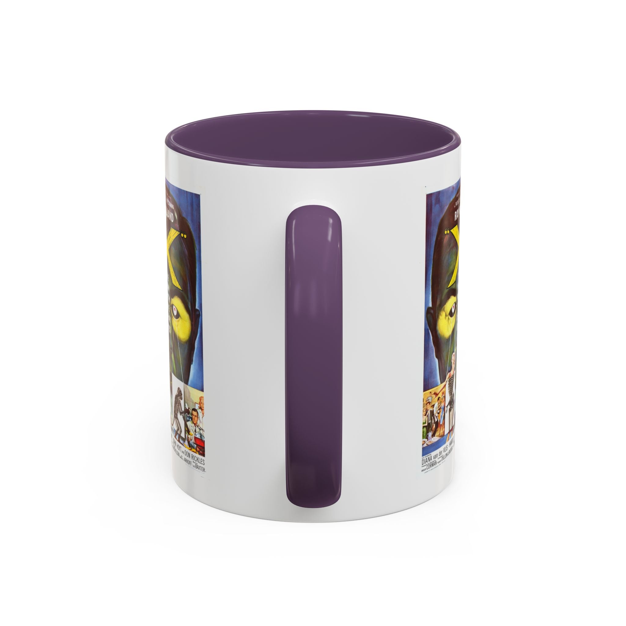 Cult Classic Movie Poster Art Accent Coffee Mug (11, 15oz) - The Man With X - Ray Eyes 1963 - POPvault