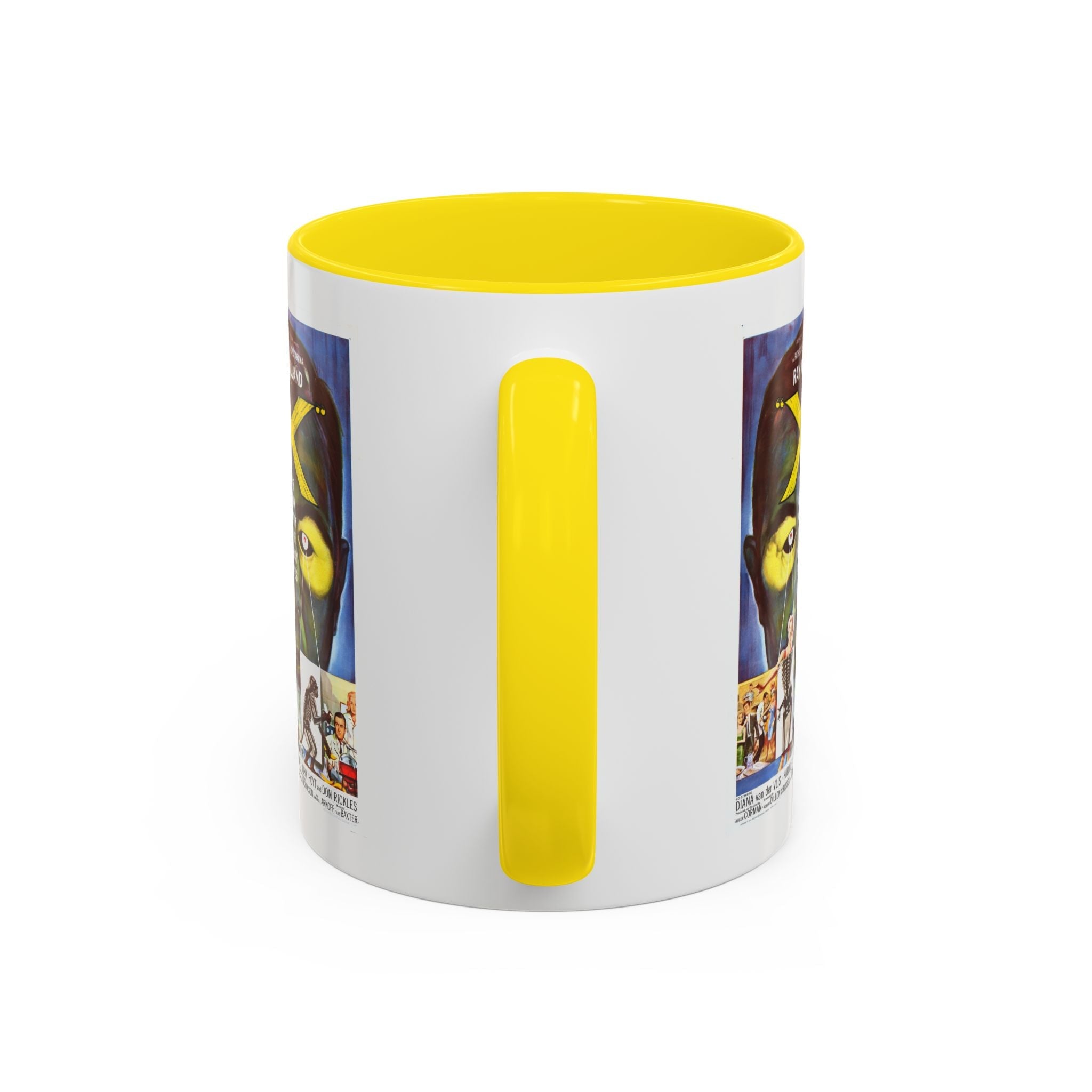 Cult Classic Movie Poster Art Accent Coffee Mug (11, 15oz) - The Man With X - Ray Eyes 1963 - POPvault