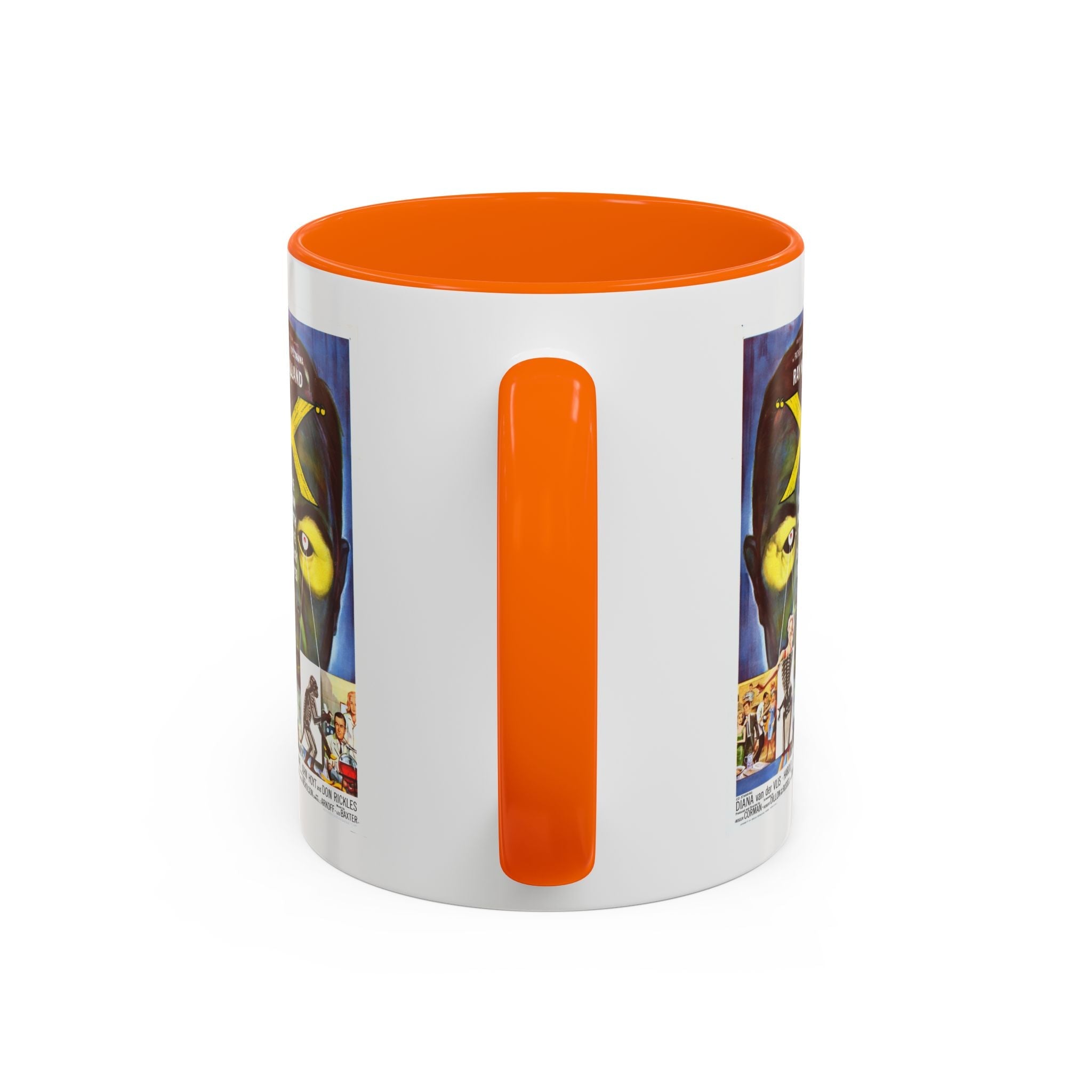 Cult Classic Movie Poster Art Accent Coffee Mug (11, 15oz) - The Man With X - Ray Eyes 1963 - POPvault