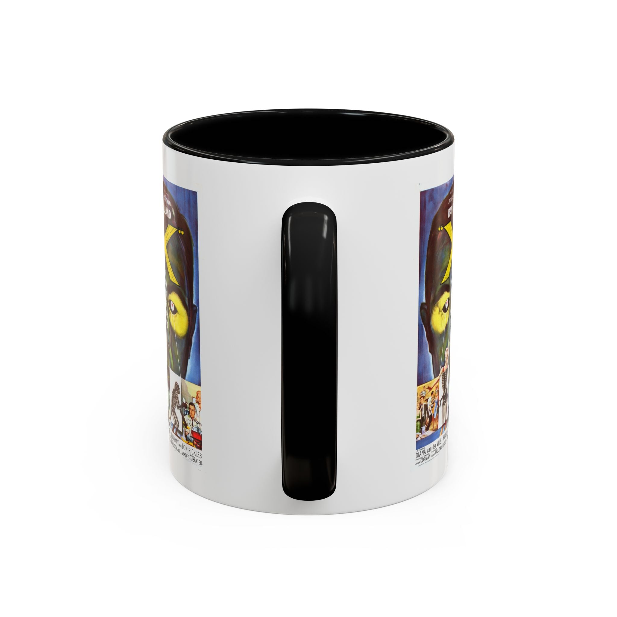Cult Classic Movie Poster Art Accent Coffee Mug (11, 15oz) - The Man With X - Ray Eyes 1963 - POPvault