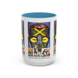 Cult Classic Movie Poster Art Accent Coffee Mug (11, 15oz) - The Man With X - Ray Eyes 1963 - POPvault