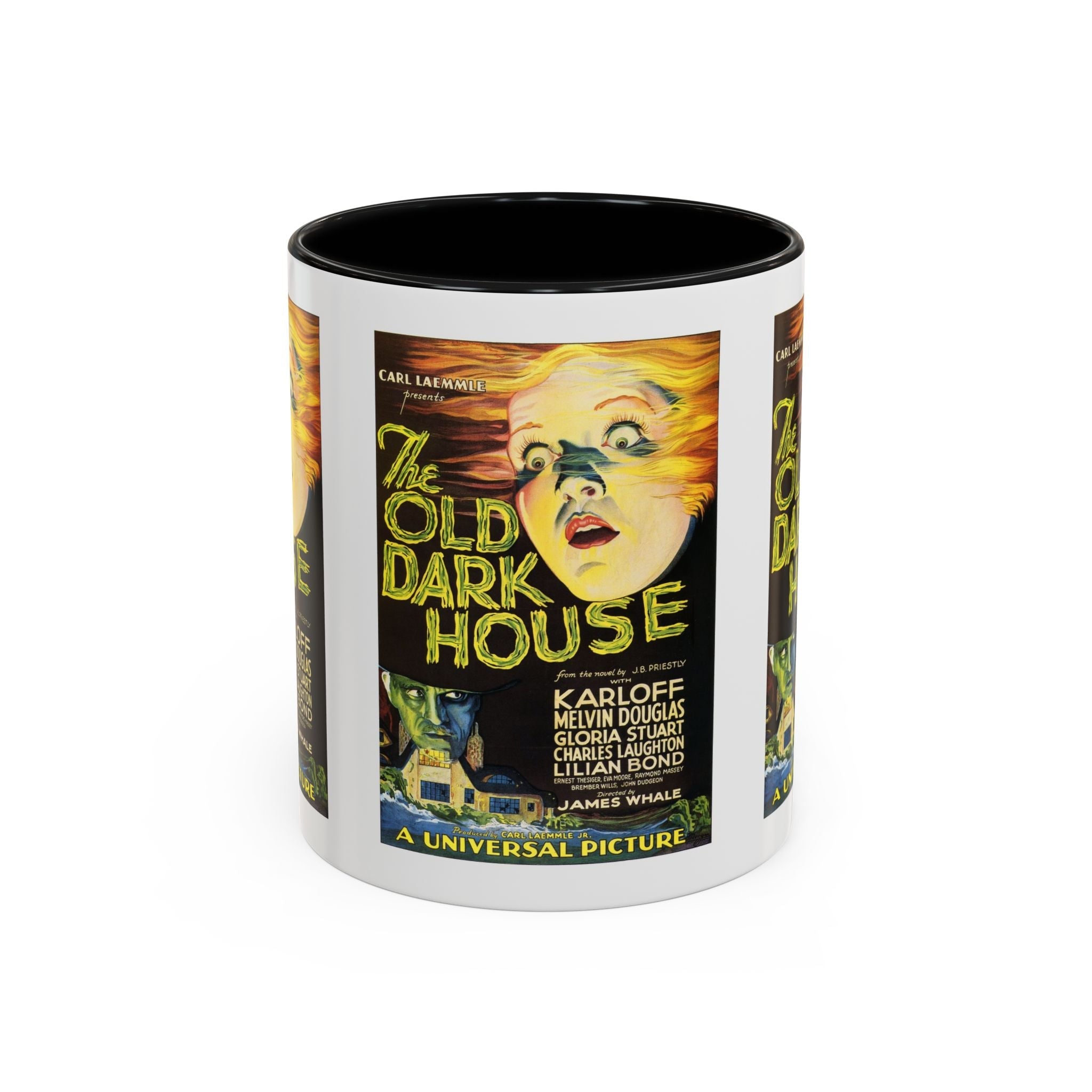 Cult Classic Movie Poster Art Accent Coffee Mug (11, 15oz) - The Old Dark House 1932 - POPvault