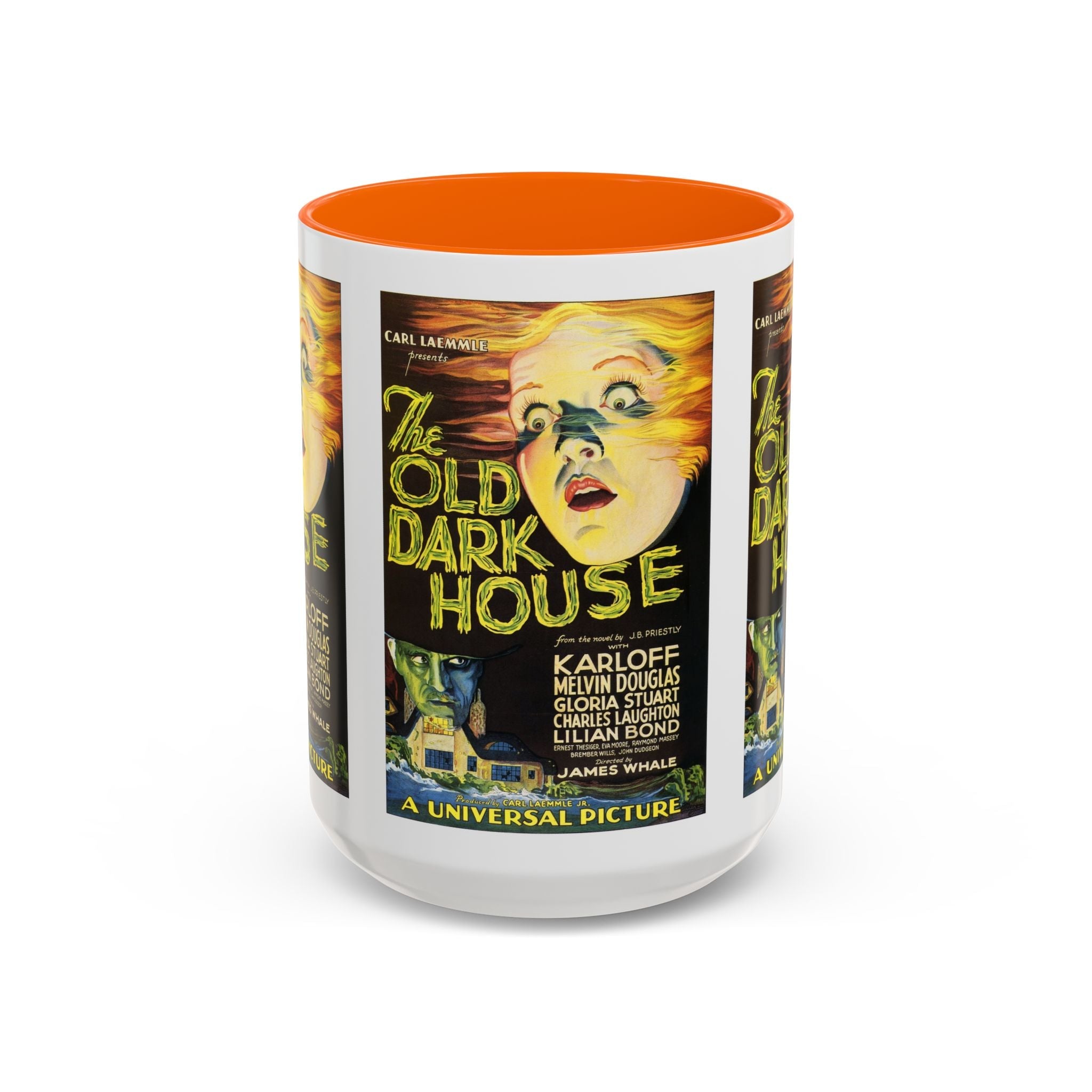 Cult Classic Movie Poster Art Accent Coffee Mug (11, 15oz) - The Old Dark House 1932 - POPvault