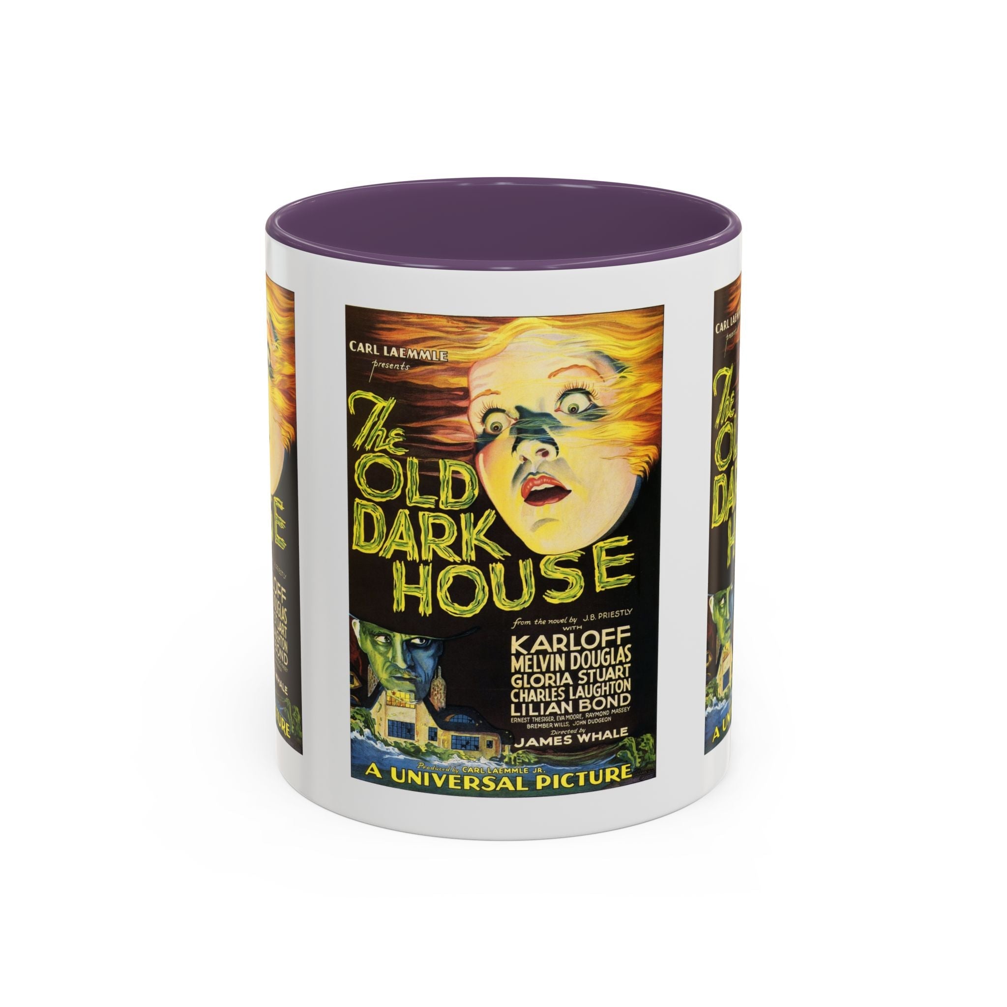 Cult Classic Movie Poster Art Accent Coffee Mug (11, 15oz) - The Old Dark House 1932 - POPvault