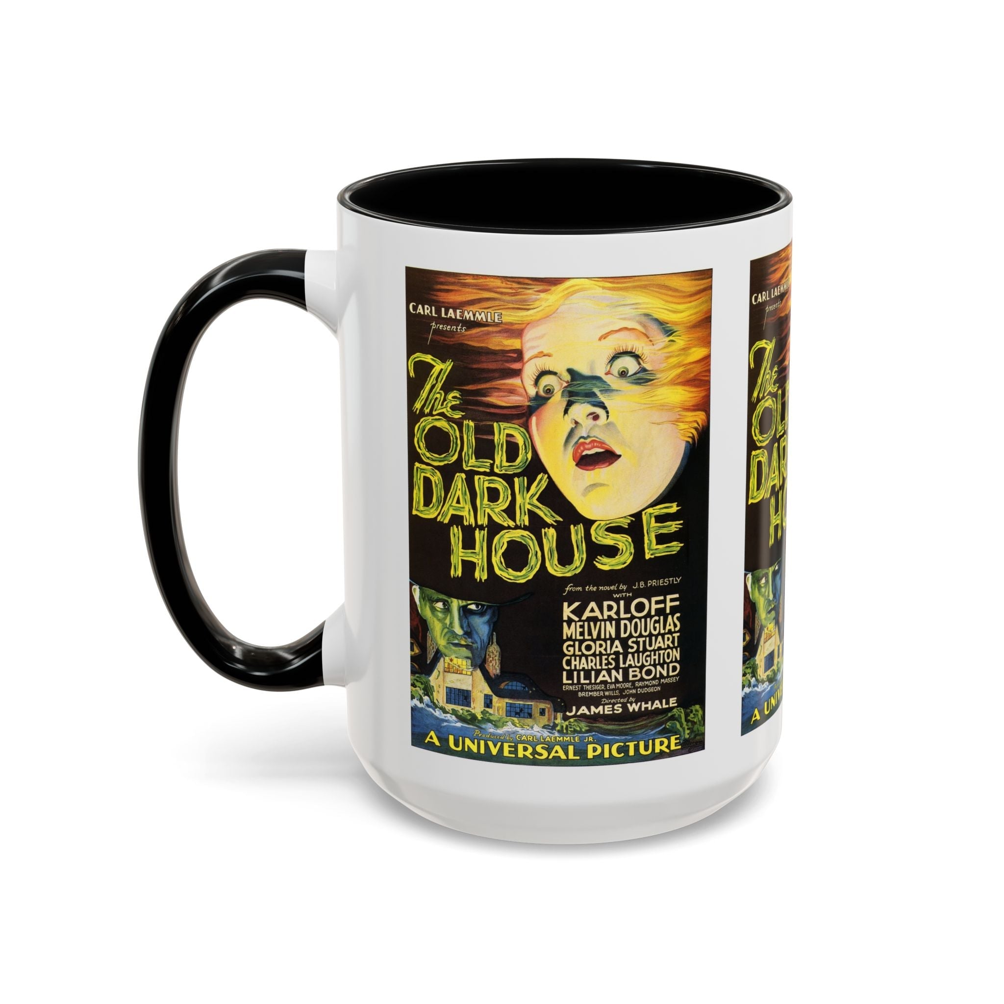 Cult Classic Movie Poster Art Accent Coffee Mug (11, 15oz) - The Old Dark House 1932 - POPvault