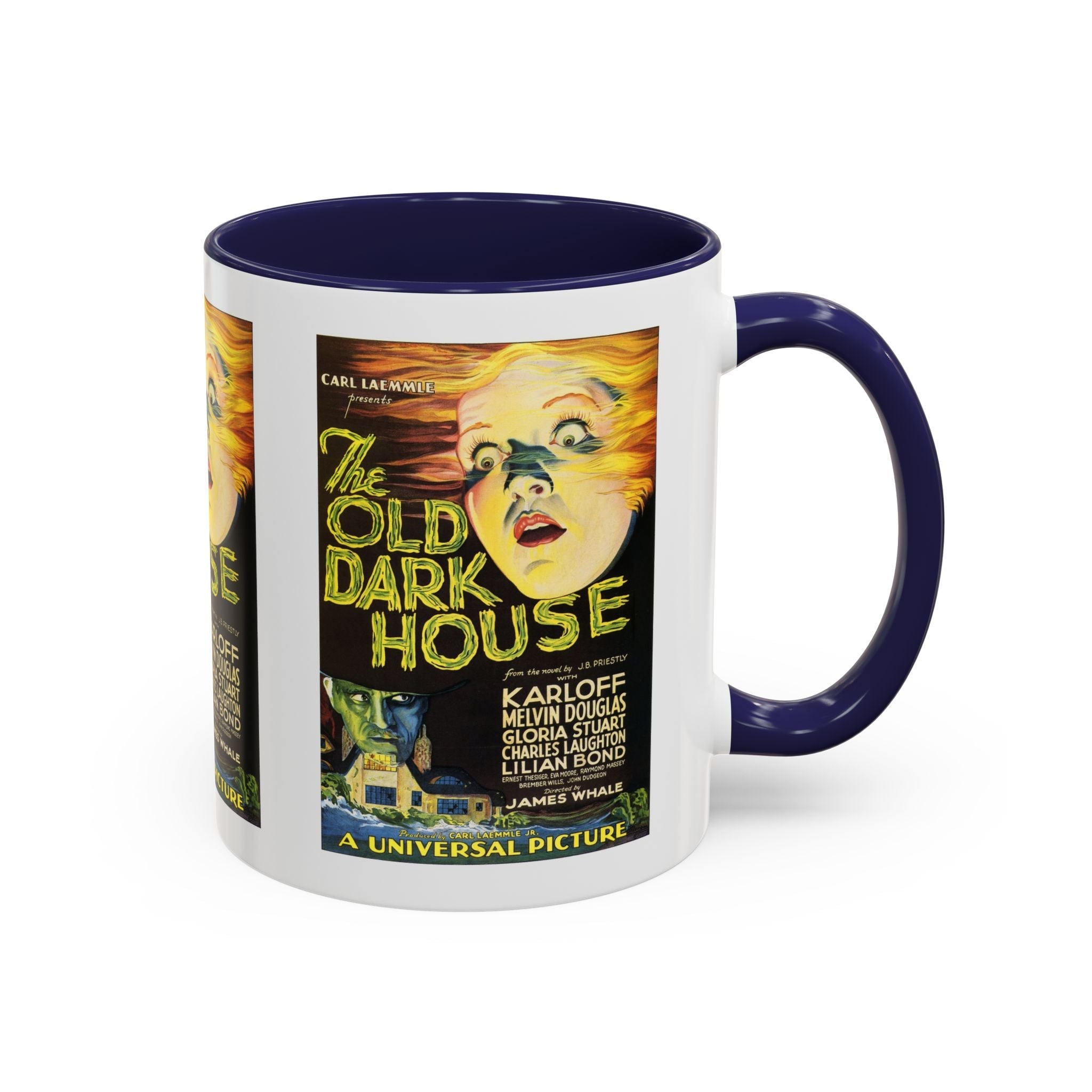 Cult Classic Movie Poster Art Accent Coffee Mug (11, 15oz) - The Old Dark House 1932 - POPvault