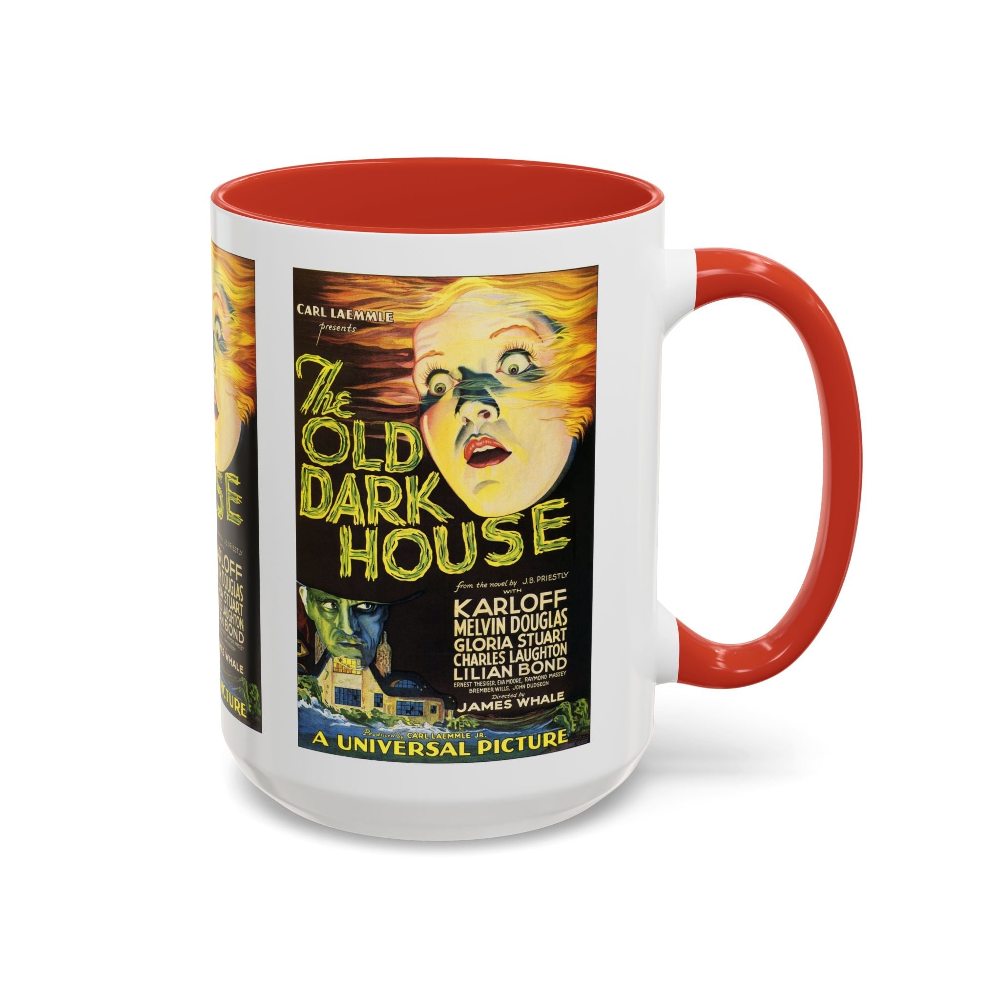 Cult Classic Movie Poster Art Accent Coffee Mug (11, 15oz) - The Old Dark House 1932 - POPvault