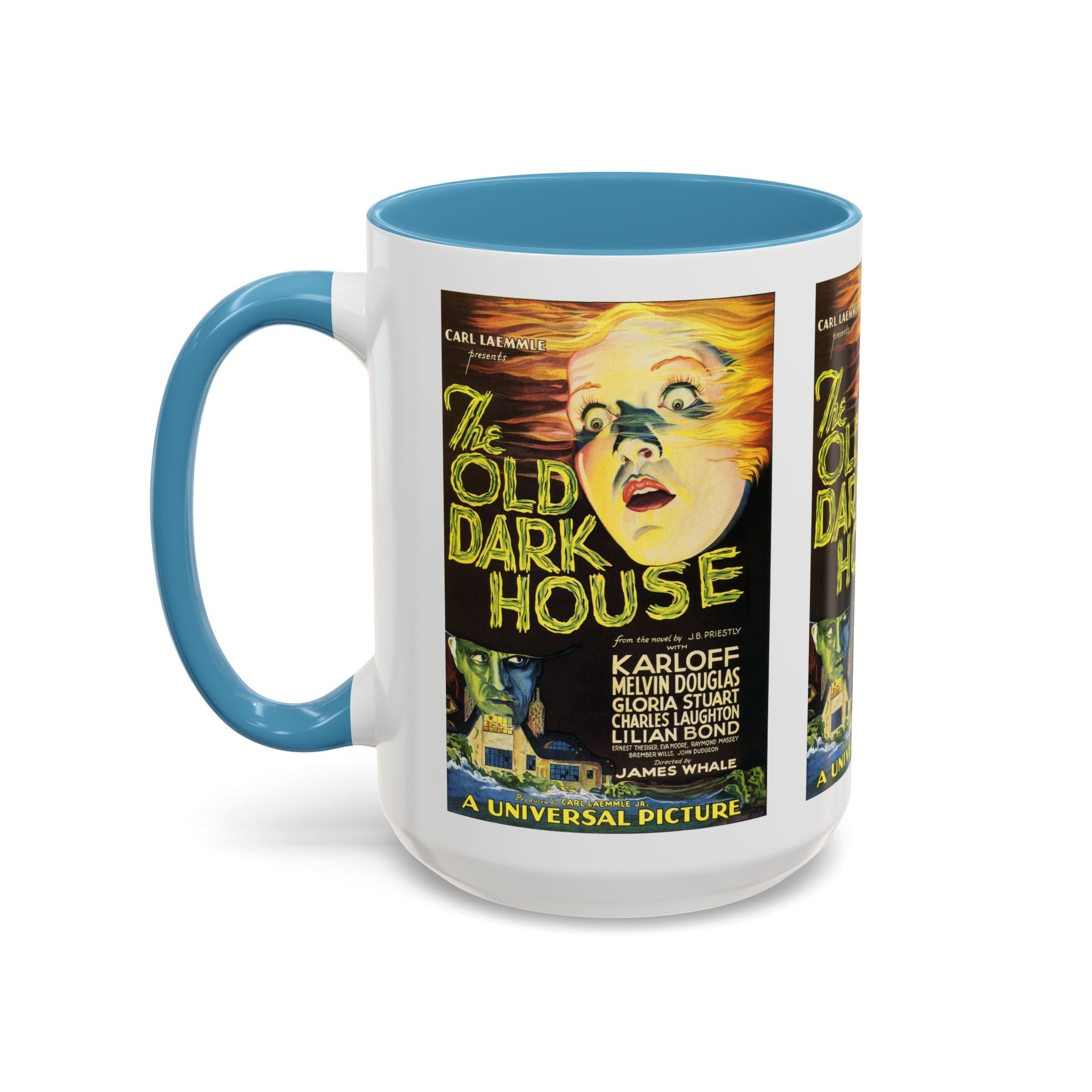 Cult Classic Movie Poster Art Accent Coffee Mug (11, 15oz) - The Old Dark House 1932 - POPvault