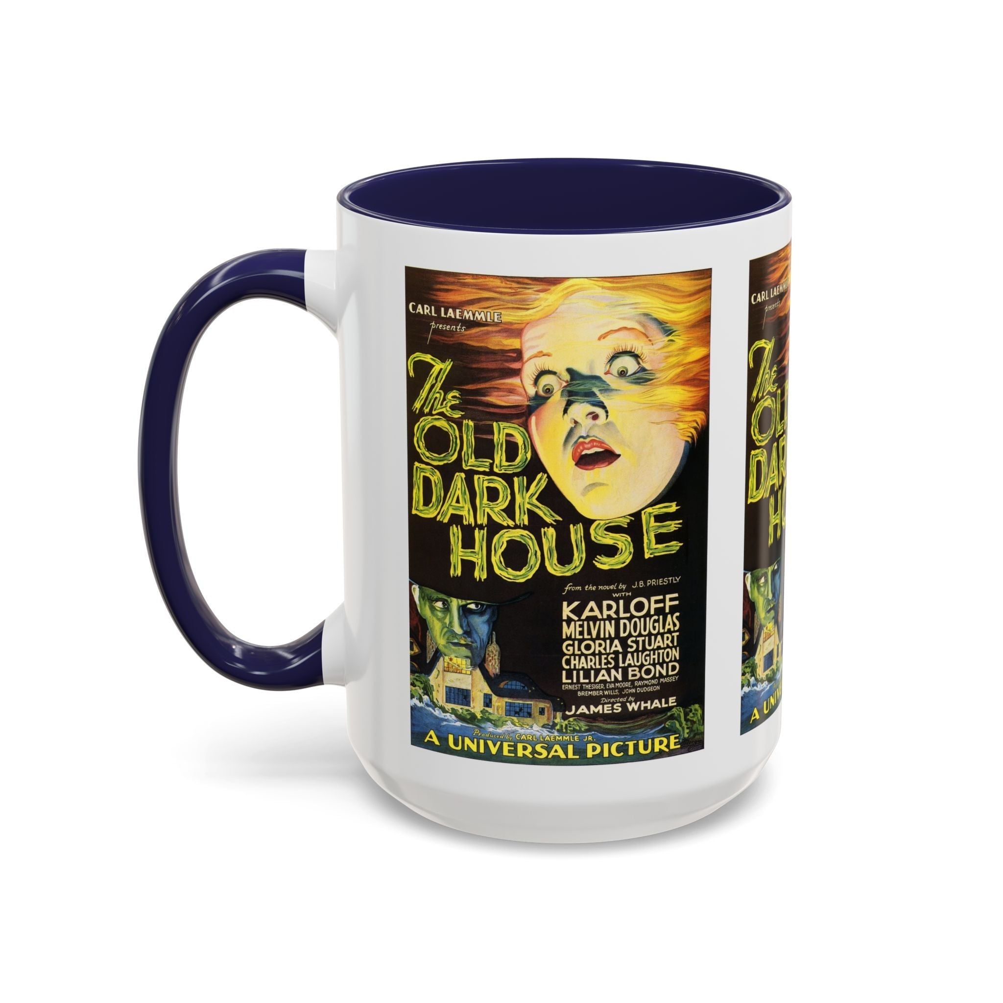Cult Classic Movie Poster Art Accent Coffee Mug (11, 15oz) - The Old Dark House 1932 - POPvault