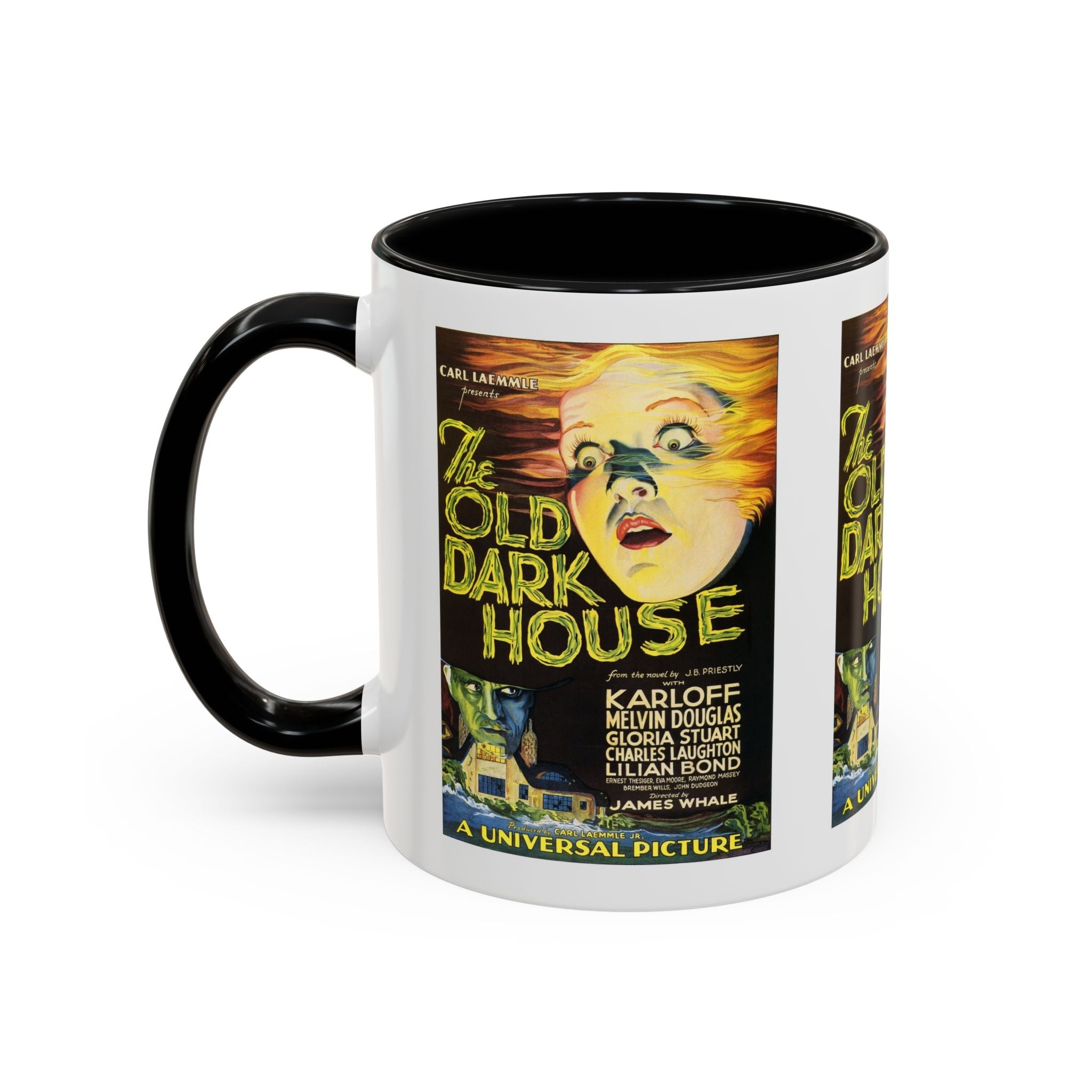 Cult Classic Movie Poster Art Accent Coffee Mug (11, 15oz) - The Old Dark House 1932 - POPvault