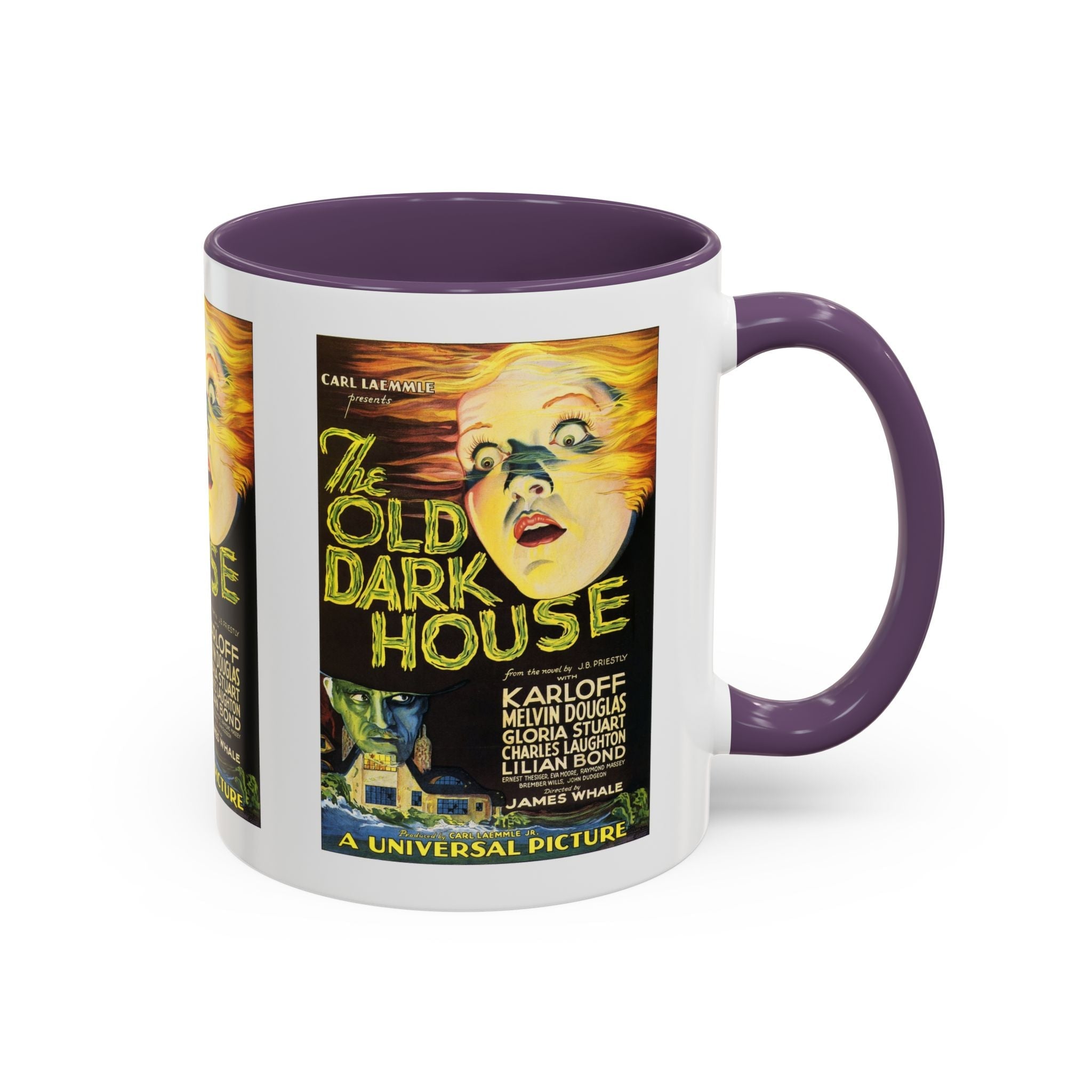 Cult Classic Movie Poster Art Accent Coffee Mug (11, 15oz) - The Old Dark House 1932 - POPvault