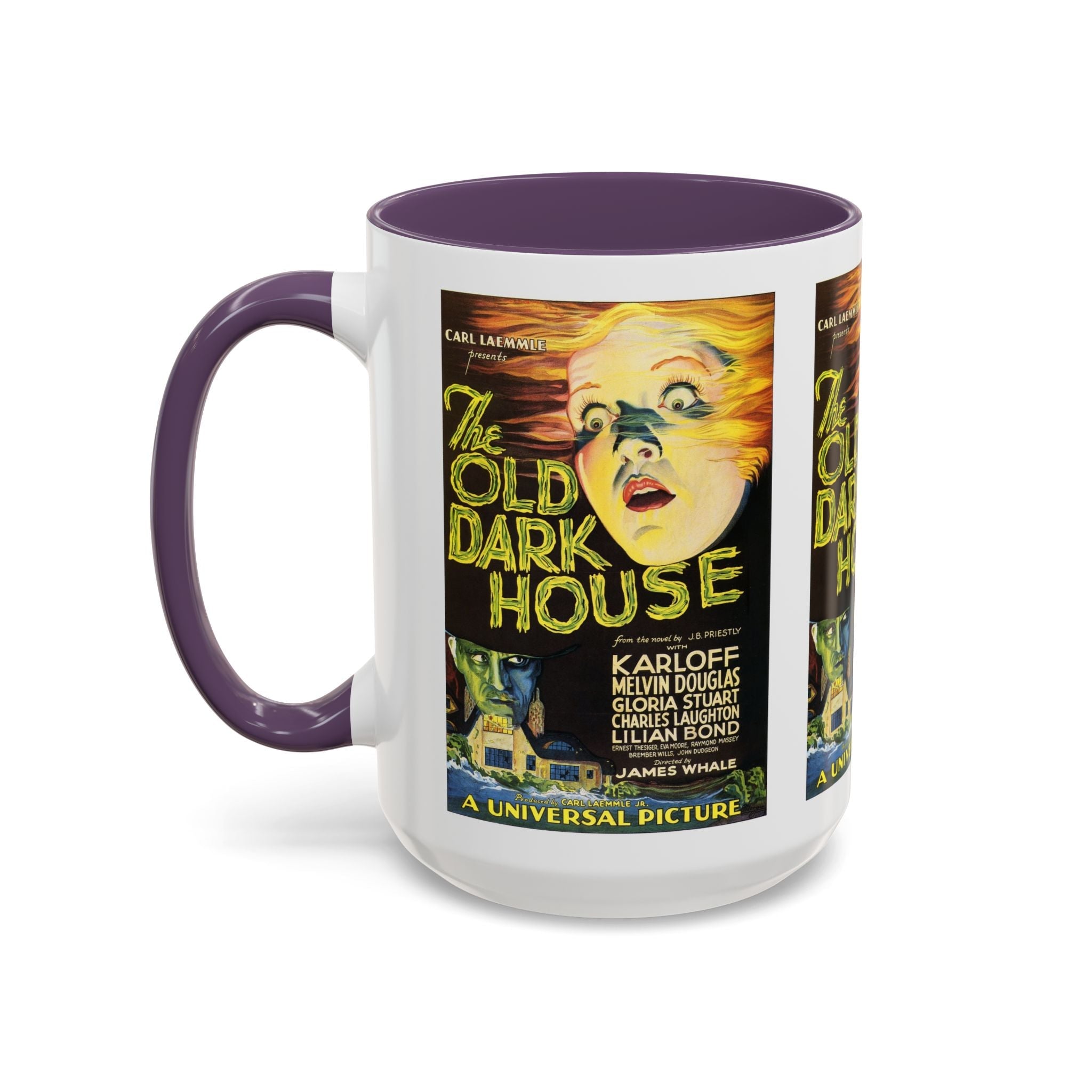 Cult Classic Movie Poster Art Accent Coffee Mug (11, 15oz) - The Old Dark House 1932 - POPvault