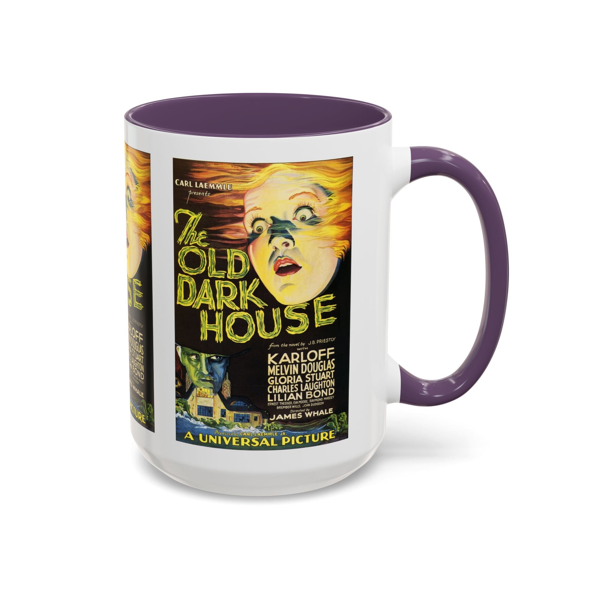 Cult Classic Movie Poster Art Accent Coffee Mug (11, 15oz) - The Old Dark House 1932 - POPvault